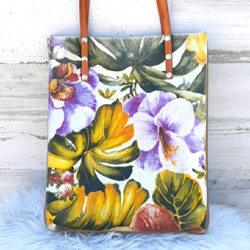 GUC CEONI PIERO LEATHER PAINTED BAG - Picture 13 of 13